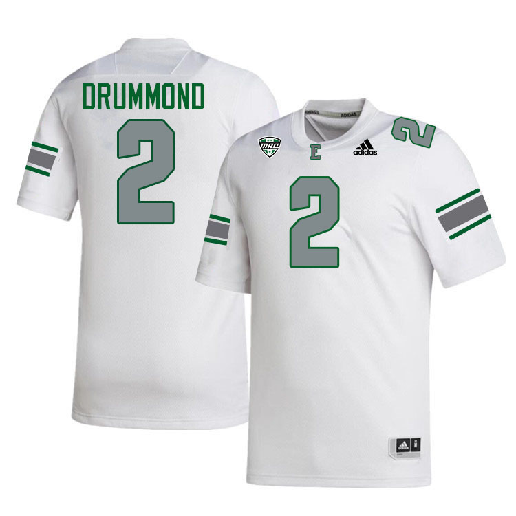 Dylan Drummond Eastern Michigan Jersey,Eastern Michigan University Eagles Football Jersey-White